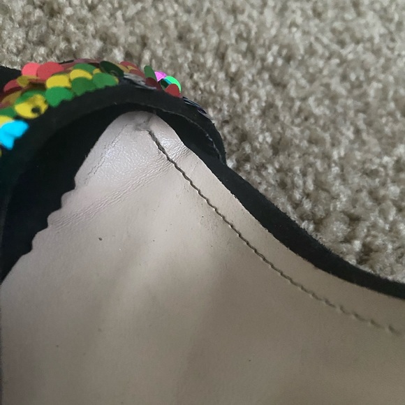 NEW LOOK - RAINBOW SEQUIN HEELS - Picture 6 of 7